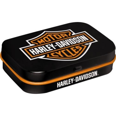 Harley Davidson Logo Miętówki Pudełko Metalowe